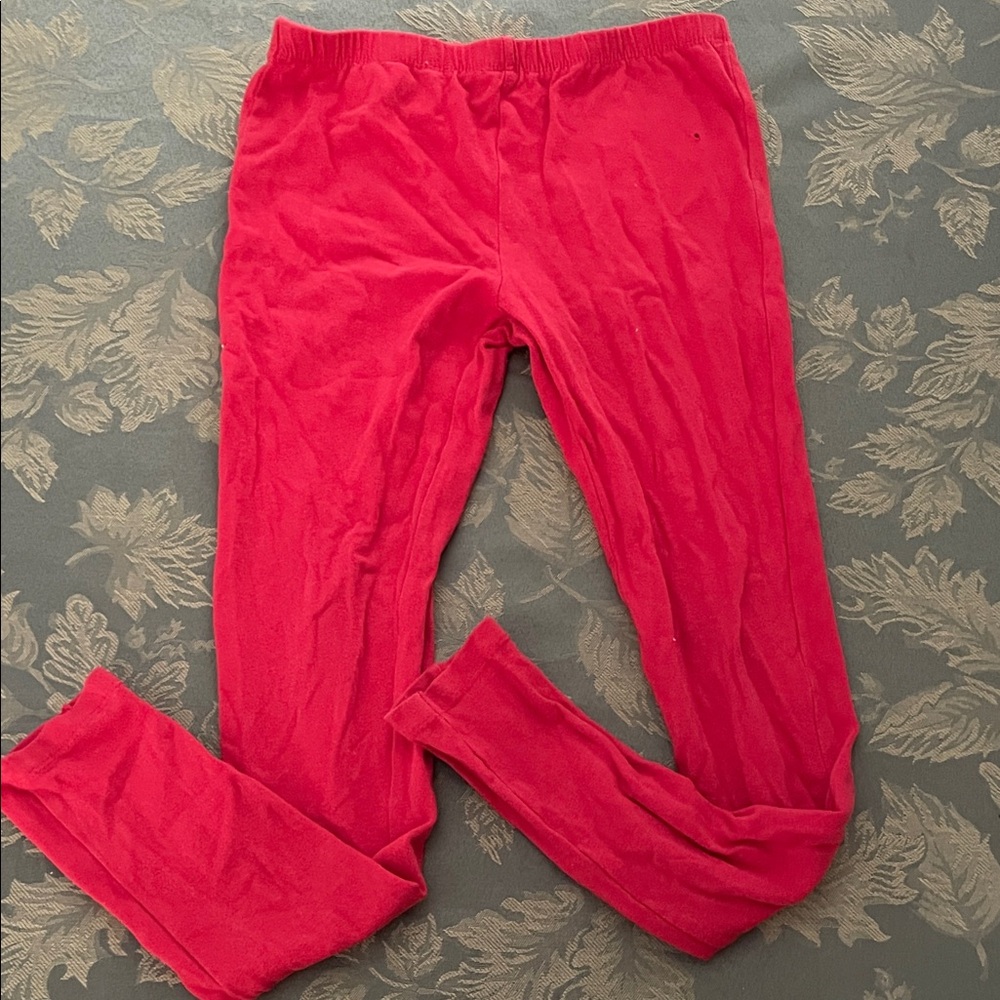 Red Kids Leggings